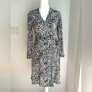 Banana Republic Cheetah Print Wrap Dress